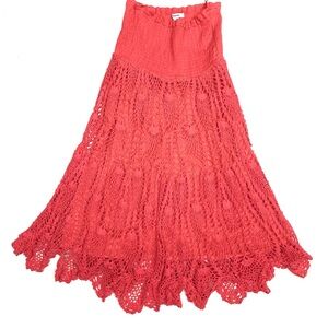 EUC Raviya Crochet Skirt/Mini Dress/Coverup